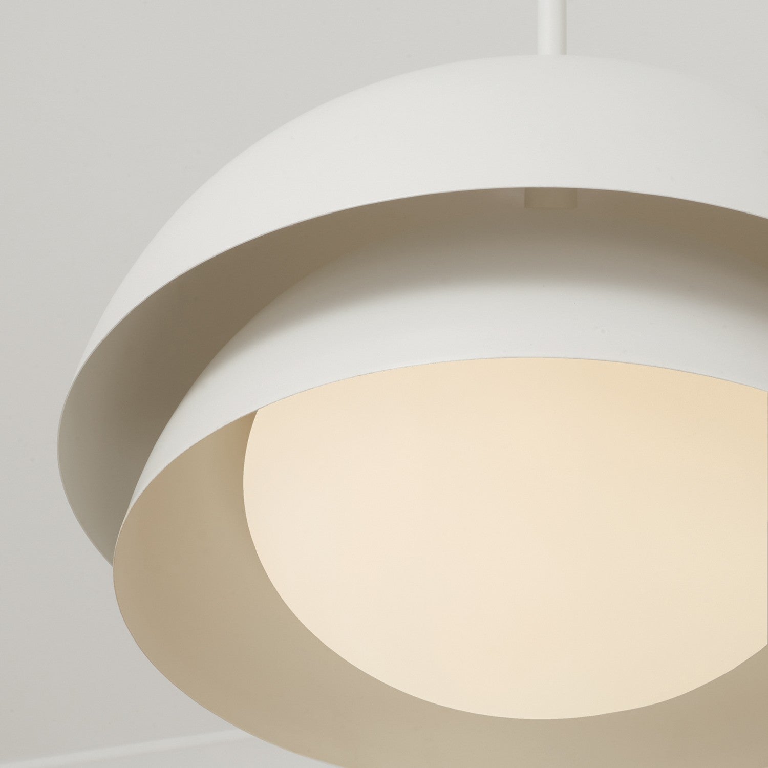 Éclairage Capital - 359211WE - Une lampe Suspension - Jensen - Blanc mat