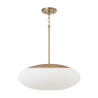 Éclairage Capital - 360511AD - Une lampe Suspension - Soren - Laiton vieilli