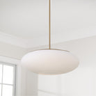 Éclairage Capital - 360511AD - Une lampe Suspension - Soren - Laiton vieilli