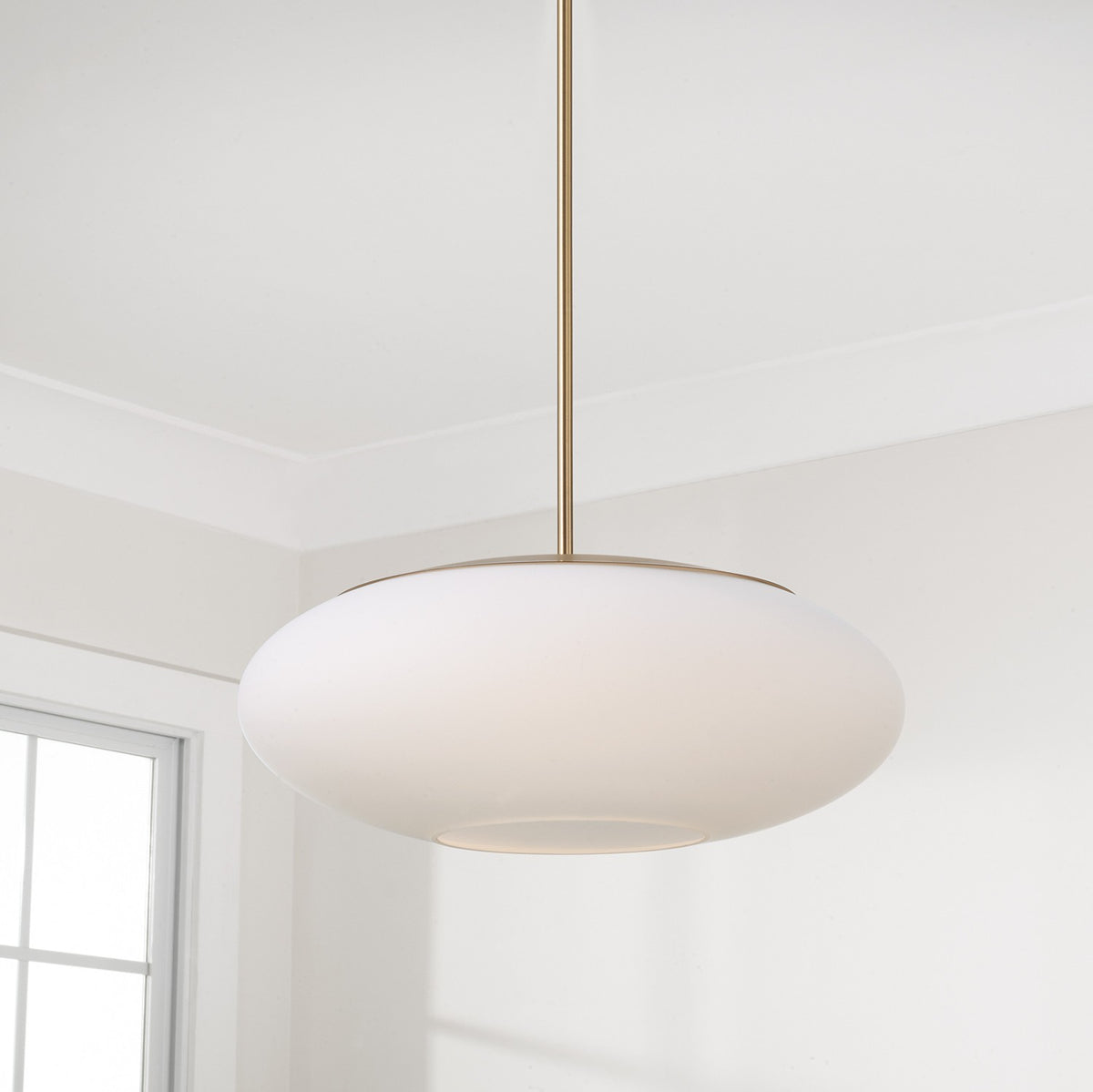 Capital Lighting - 360511AD - One Light Pendant - Soren - Aged Brass