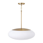 Éclairage Capital - 360511AD - Une lampe Suspension - Soren - Laiton vieilli