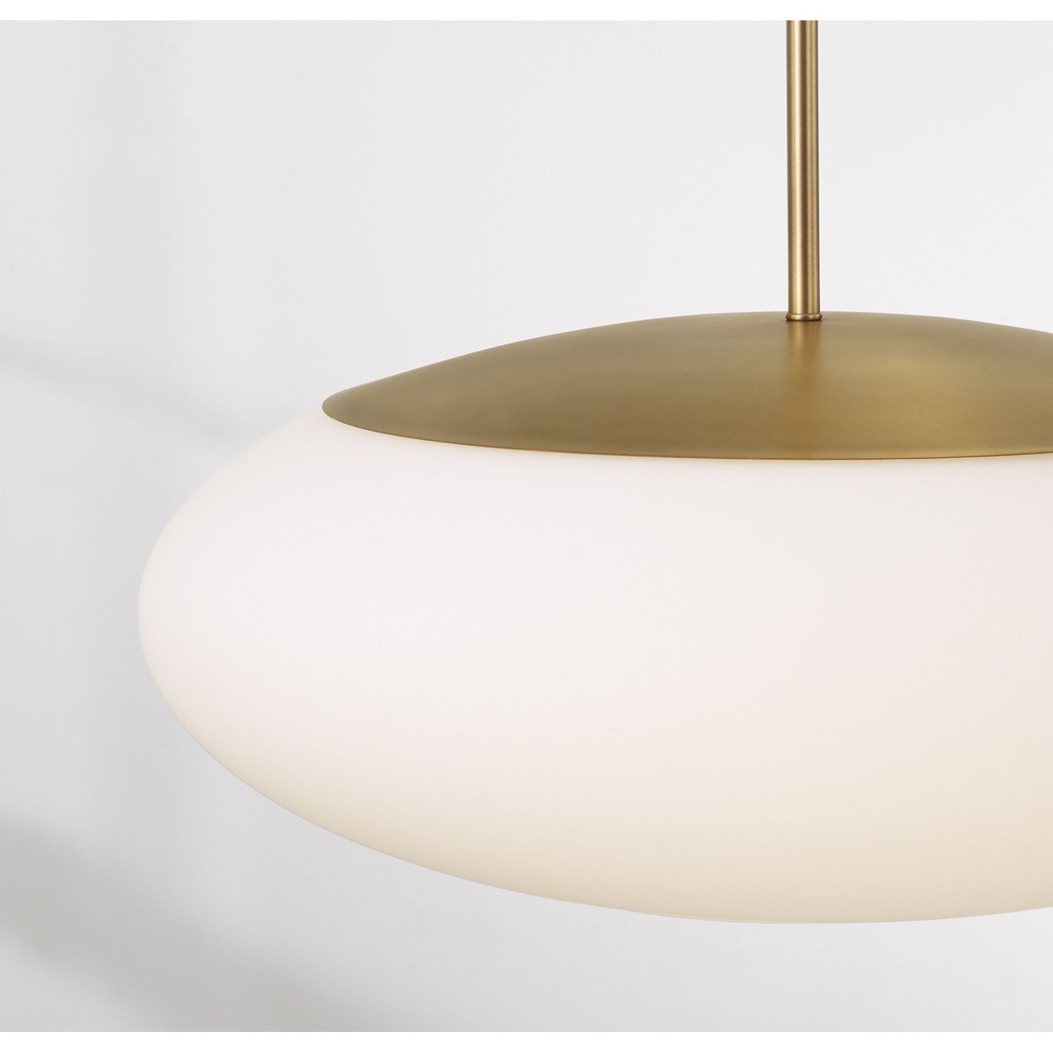 Éclairage Capital - 360511AD - Une lampe Suspension - Soren - Laiton vieilli