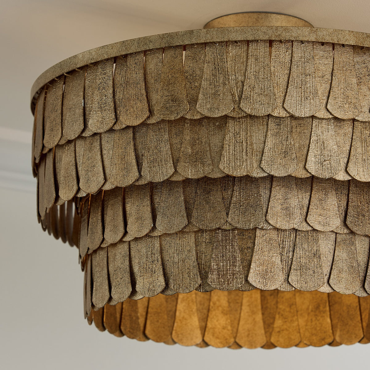 Éclairage Capital - 361641AGO - Quatre lampes Suspension - Arden - Or ancestral