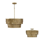 Capital Lighting - 361641AGO - Four Light Pendant - Arden - Ancestral Gold