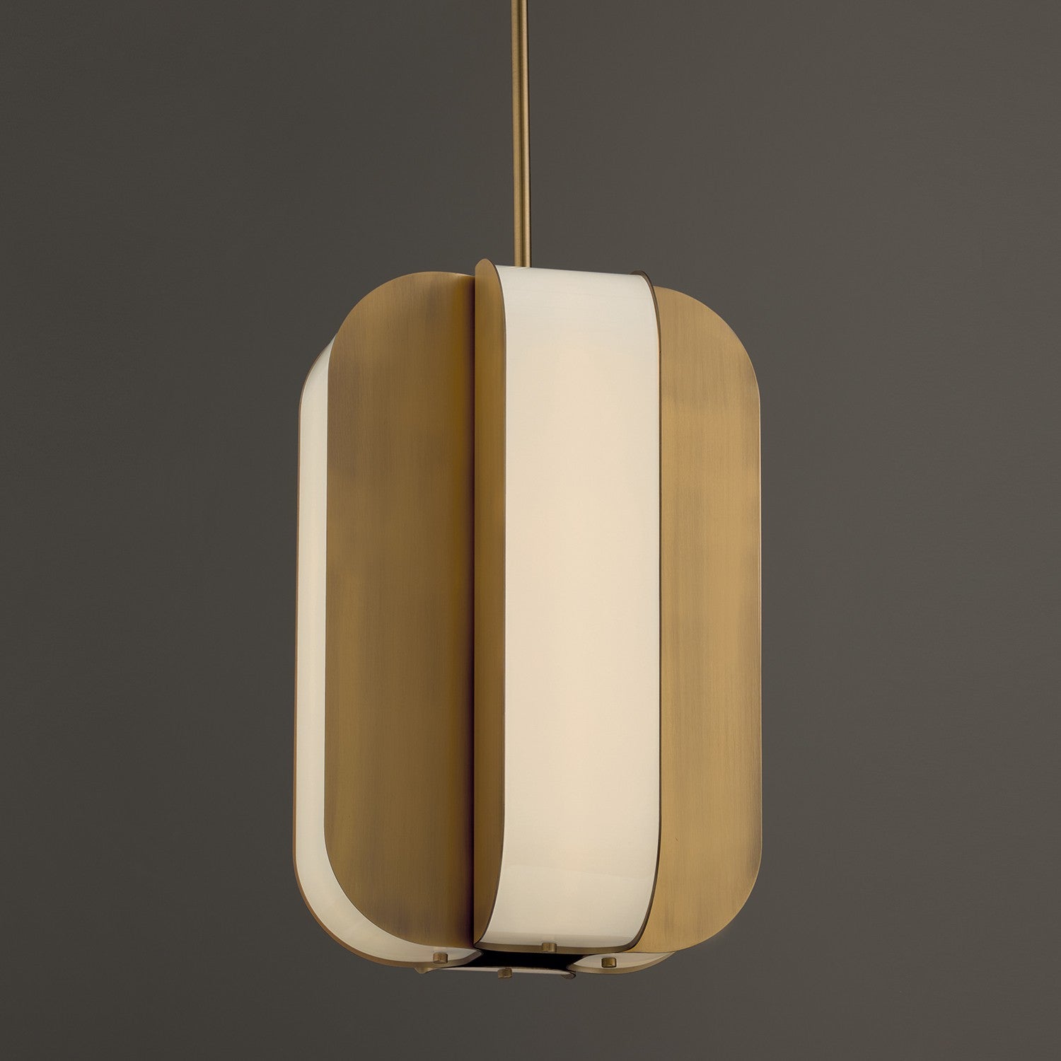Éclairage Capital - 361841AD - LED Suspension - Marcell - Laiton vieilli
