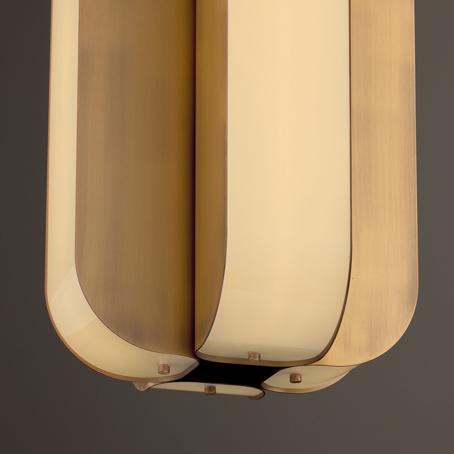 Éclairage Capital - 361841AD - LED Suspension - Marcell - Laiton vieilli