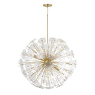 Éclairage Capital - 457881MA - Huit lampes Suspendu - Emélie - Laiton mat