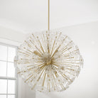 Éclairage Capital - 457881MA - Huit lampes Suspendu - Emélie - Laiton mat