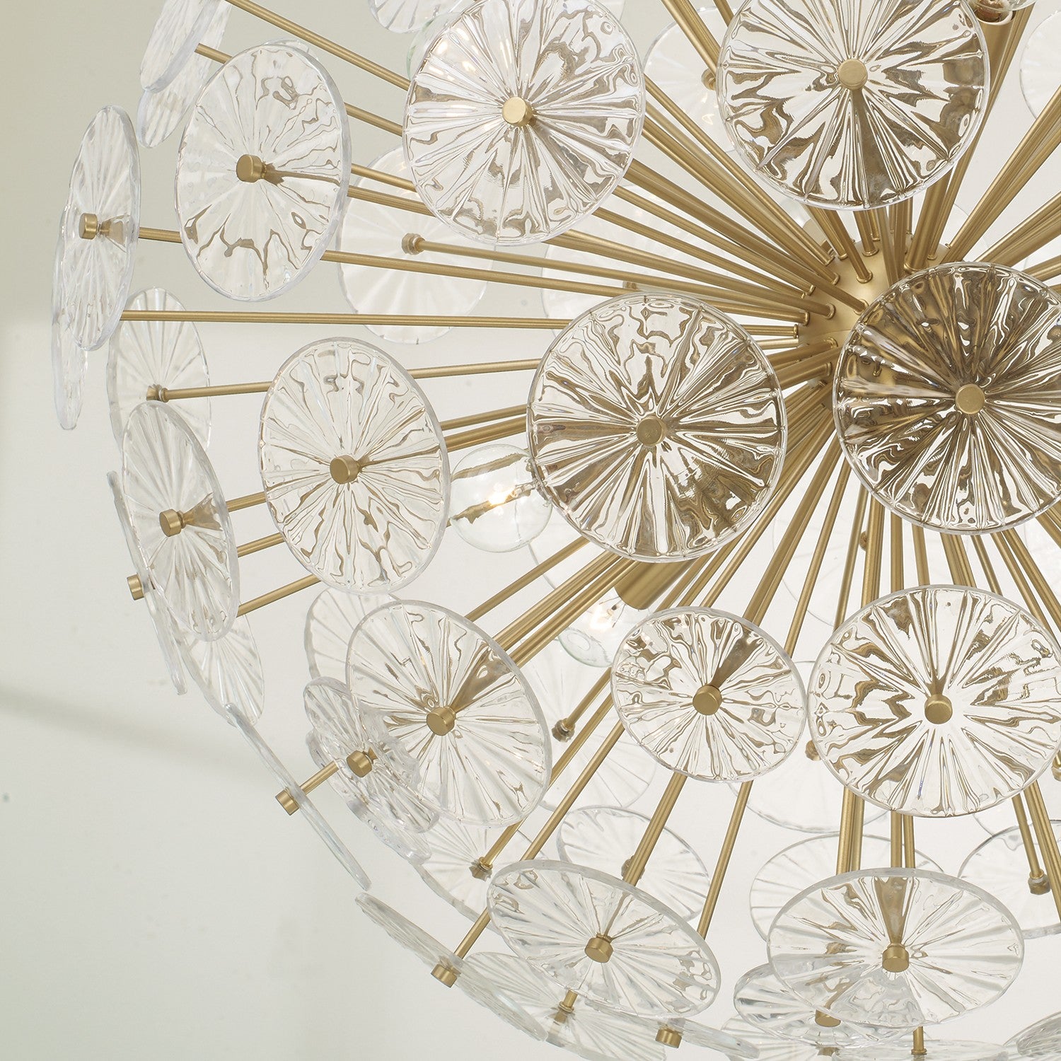 Éclairage Capital - 457881MA - Huit lampes Suspendu - Emélie - Laiton mat