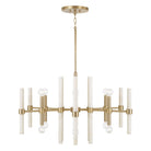 Éclairage Capital - 458001MA - 12 lampes Suspendu - Marlow - Laiton mat