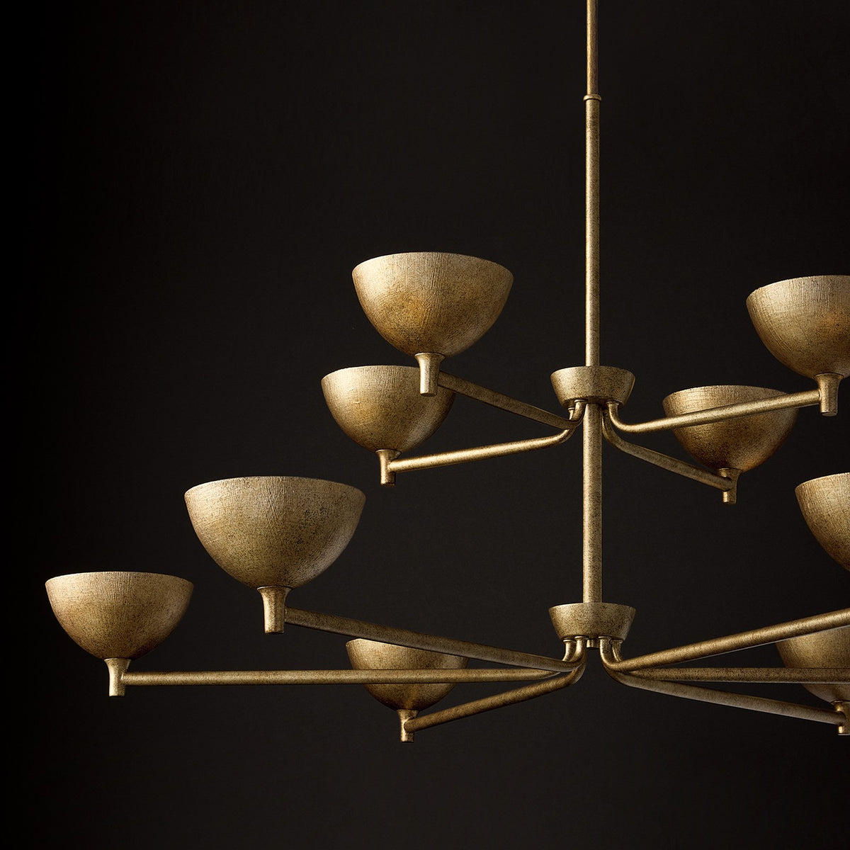 Capital Lighting - 458501FT - LED Chandelier - Francesca - Feathered Gold