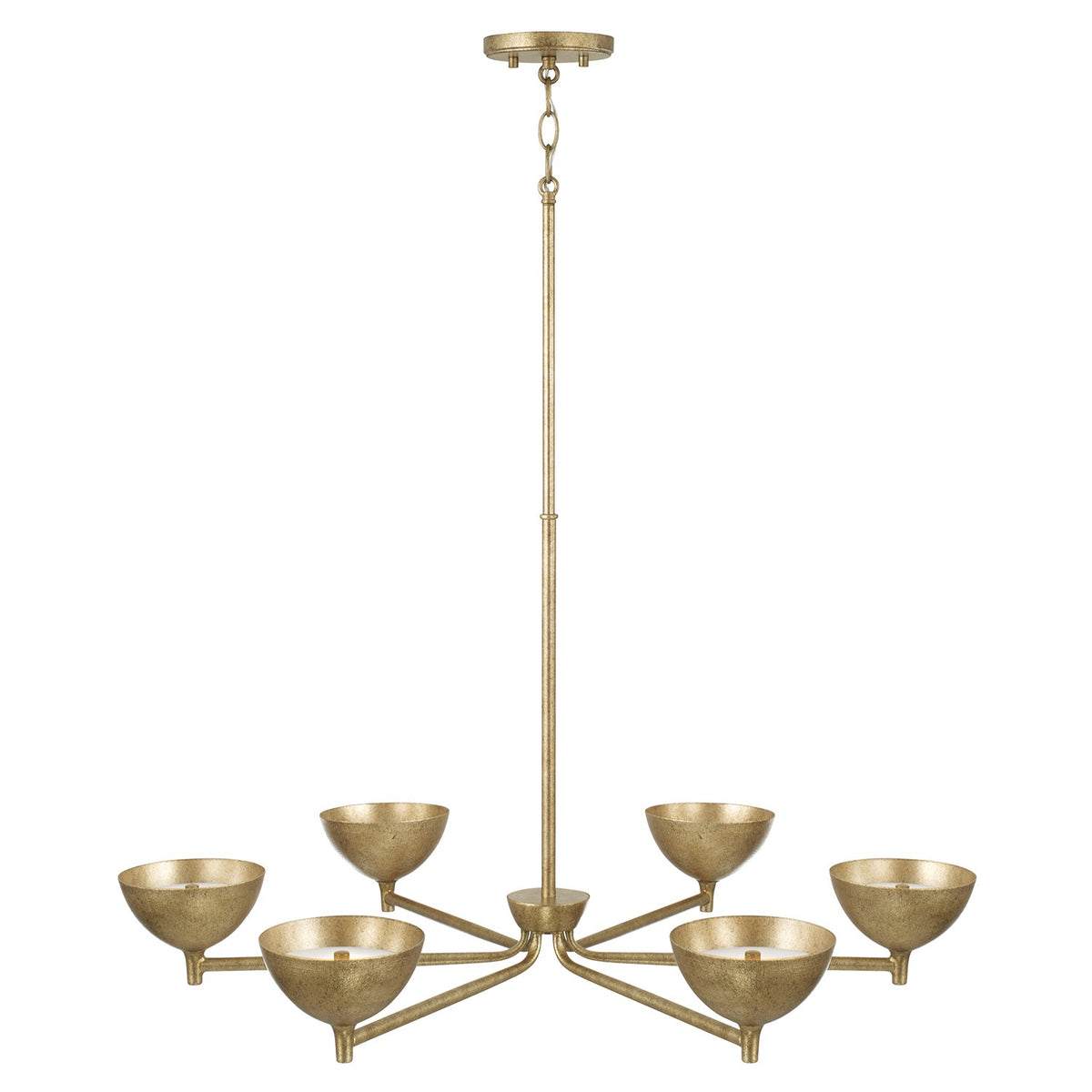 Capital Lighting - 458561FT - LED Chandelier - Francesca - Feathered Gold