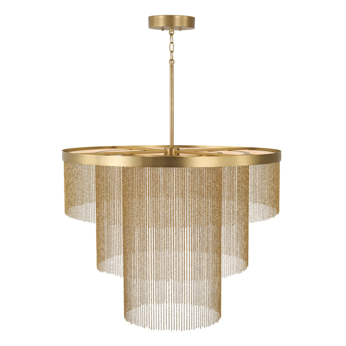 Capital Lighting - 459331AD - LED Chandelier - Rae - Aged Brass