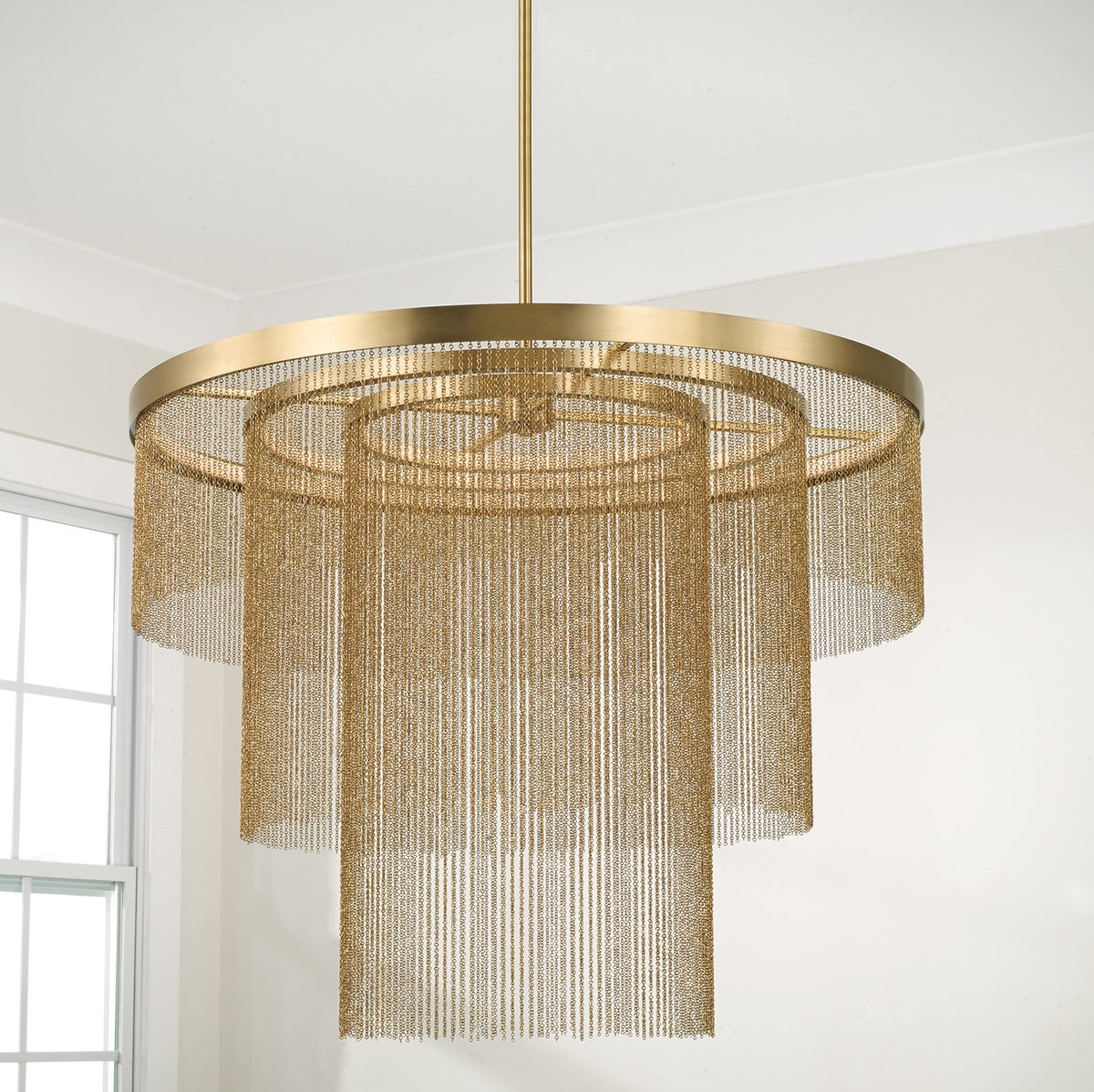 Capital Lighting - 459331AD - LED Chandelier - Rae - Aged Brass