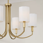 Capital Lighting - 459561AD-716 - Six Light Chandelier - Adrian - Aged Brass