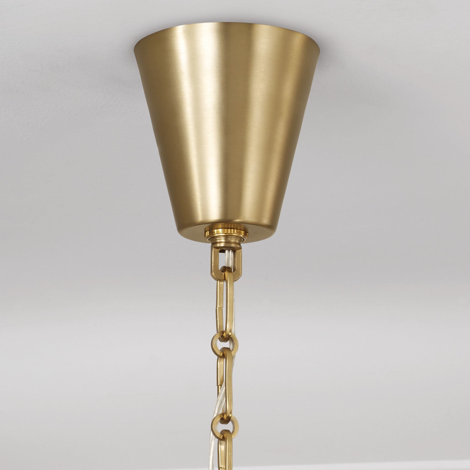 Éclairage Capital - 460861AD-718 - Six lampes Suspendu - Leland - Laiton vieilli