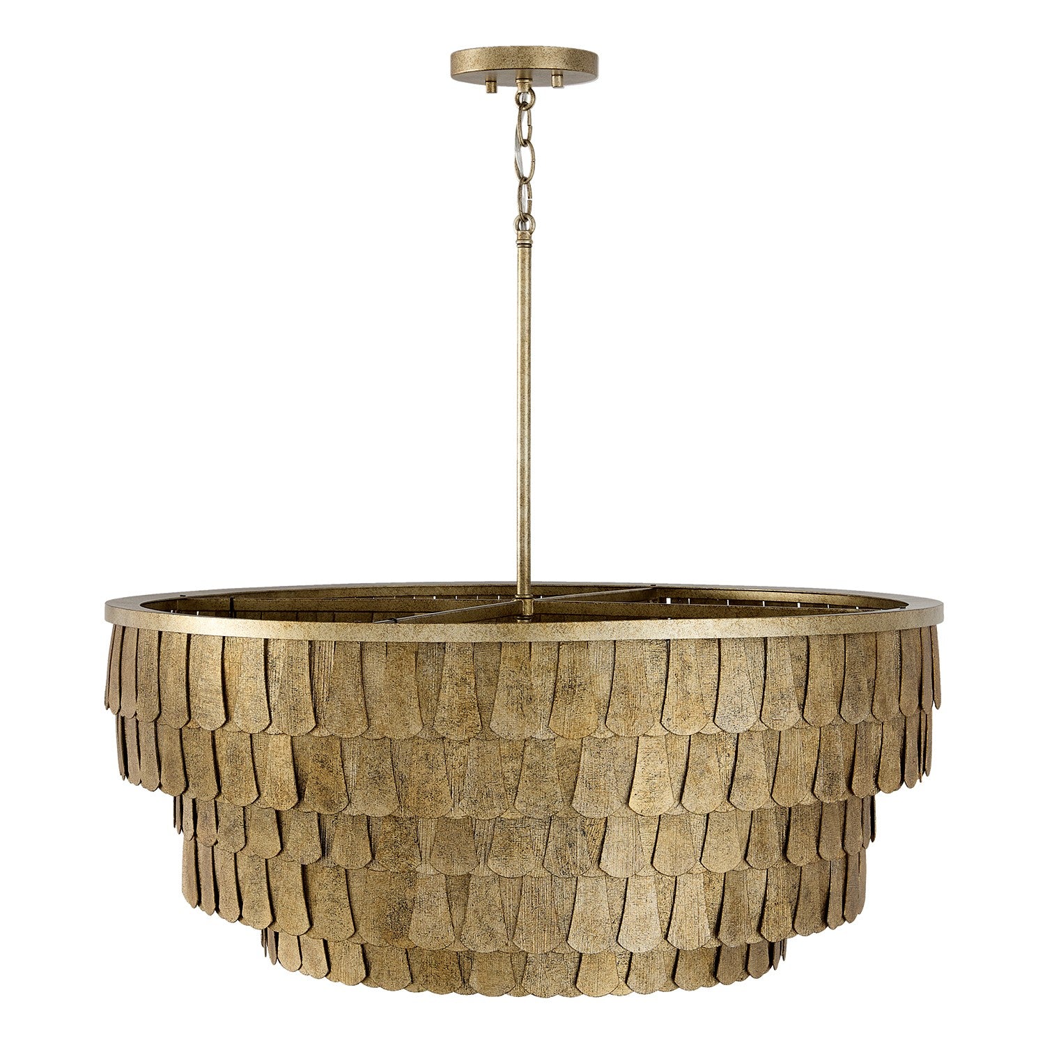 Éclairage Capital - 461661AGO - Six lampes Suspendu - Arden - Or ancestral