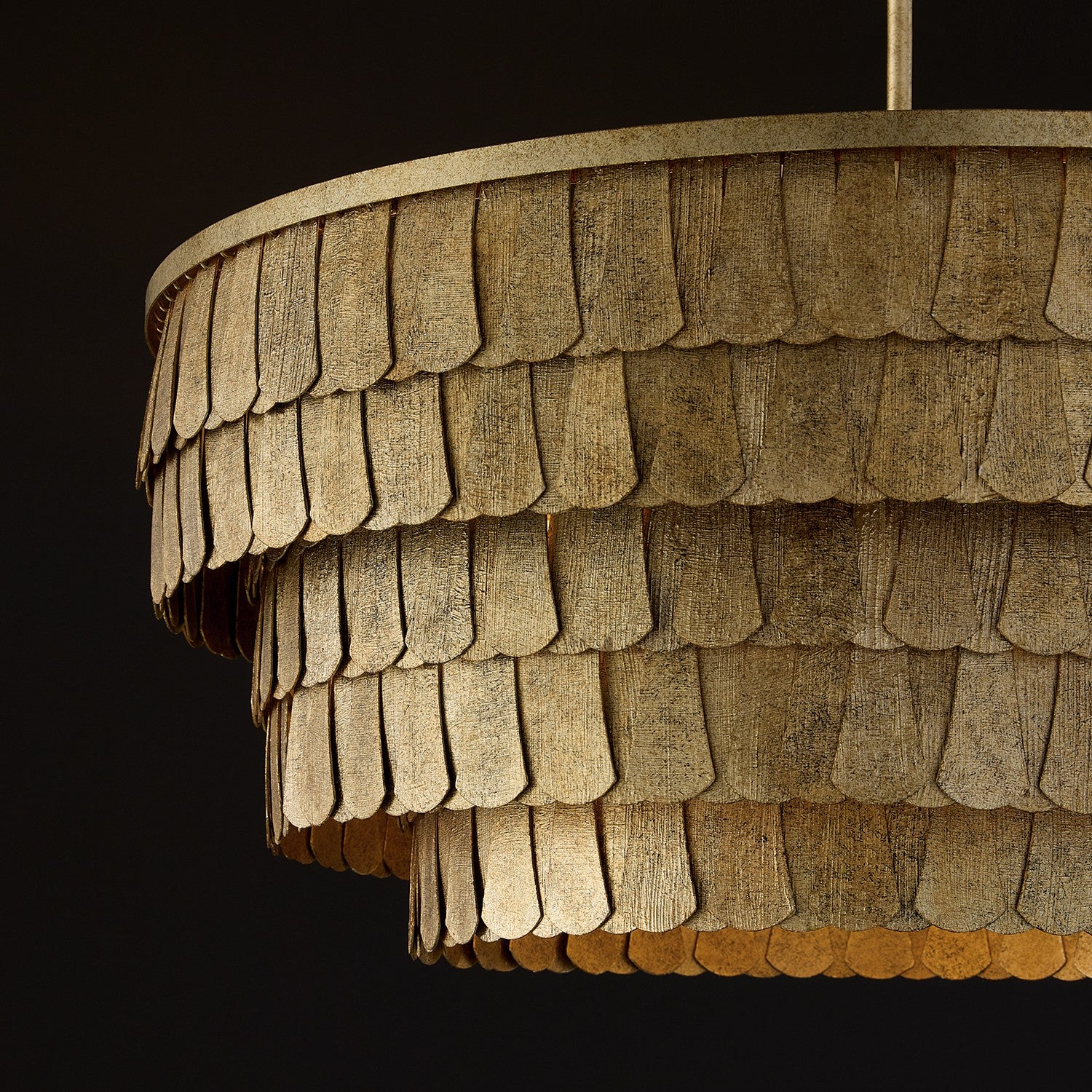 Éclairage Capital - 461661AGO - Six lampes Suspendu - Arden - Or ancestral