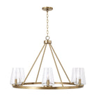 Éclairage Capital - 461961AD-662 - Six lampes Suspendu - Aaron - Laiton vieilli