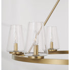 Éclairage Capital - 461961AD-662 - Six lampes Suspendu - Aaron - Laiton vieilli
