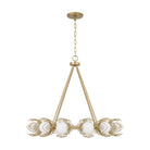 Éclairage Capital - 462101GF - 12 lampes Suspendu - Flora - Or poli