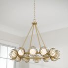 Éclairage Capital - 462101GF - 12 lampes Suspendu - Flora - Or poli