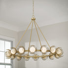 Éclairage Capital - 462102GF - 16 lampes Suspendu - Flora - Or poli