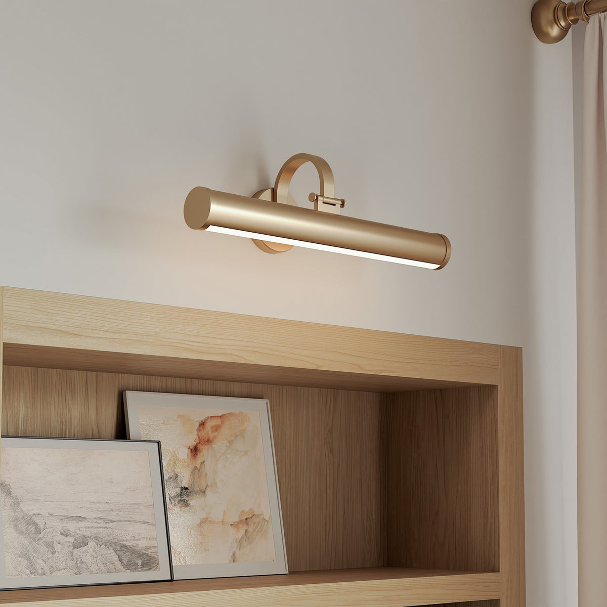 Éclairage Capital - 658211MA - LED Murale - Morgan - Laiton mat