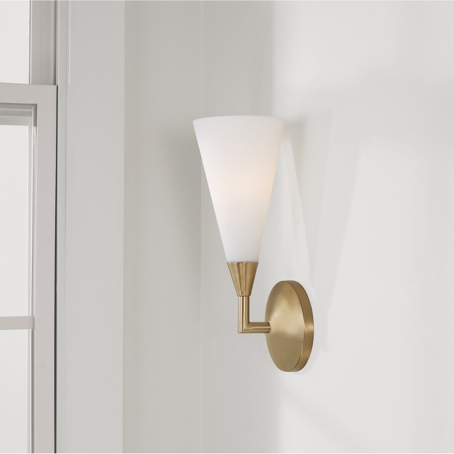 Éclairage Capital - 659111MA - Une lampe Murale - Gatsby - Laiton mat