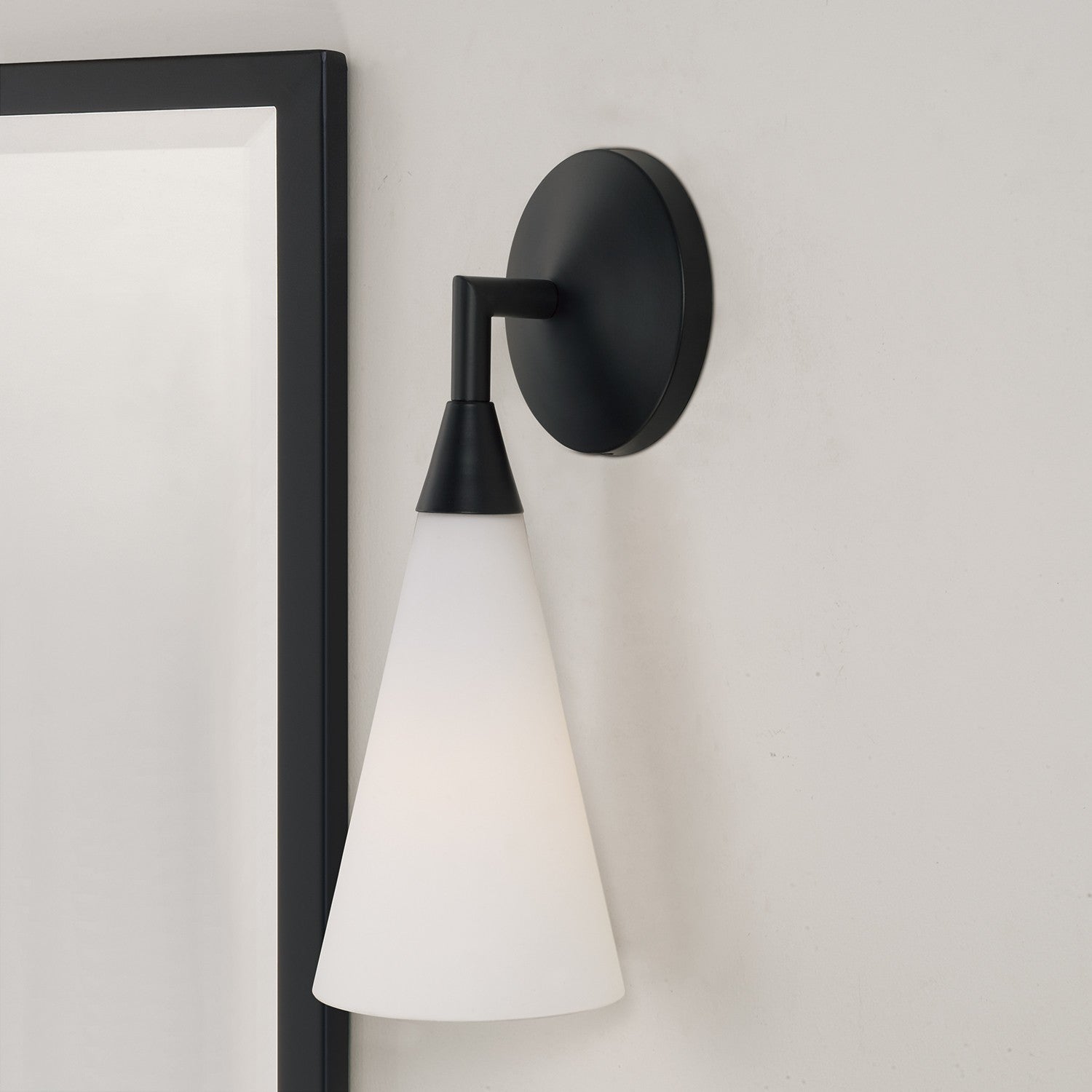 Éclairage Capital - 659111MB - Une lampe Murale - Gatsby - Noir mat