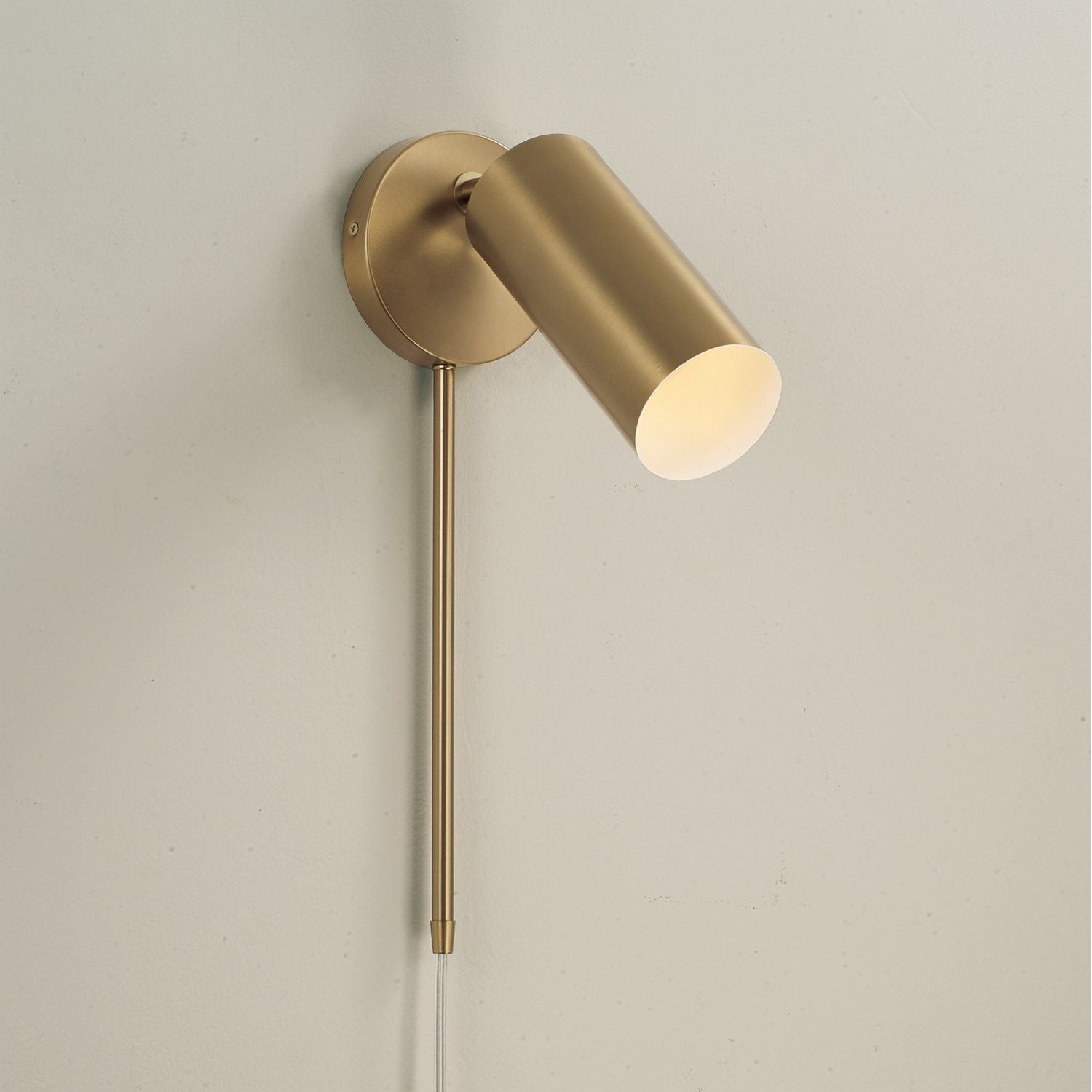 Éclairage Capital - 661711AD - Une lampe Murale - Robbie - Laiton vieilli