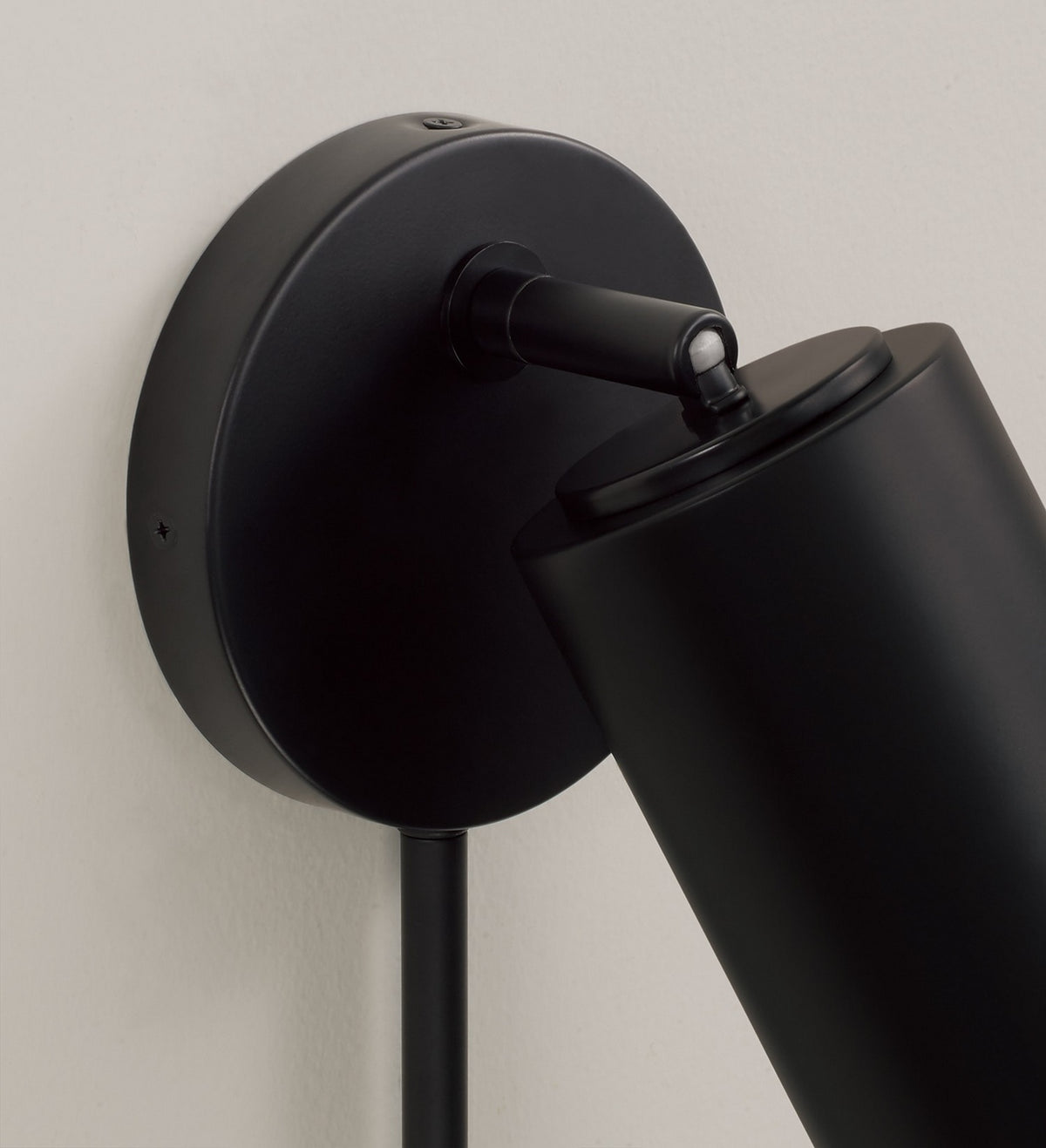 Éclairage Capital - 661711MB - Une lampe Murale - Robbie - Noir mat