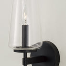 Éclairage Capital - 661911MB-663 - Une lampe Murale - Aaron - Noir mat