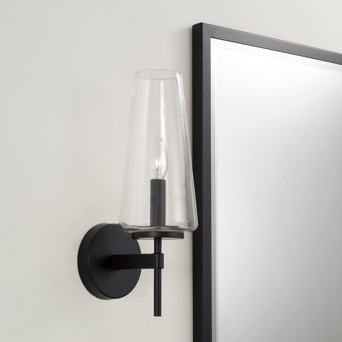 Capital Lighting - 661911MB-663 - One Light Wall Sconce - Aaron - Matte Black