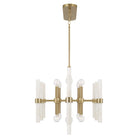 Éclairage Capital Lighting - 858001MA - Îlot lumineux à 16 spots Suspension - Marlow - Laiton mat