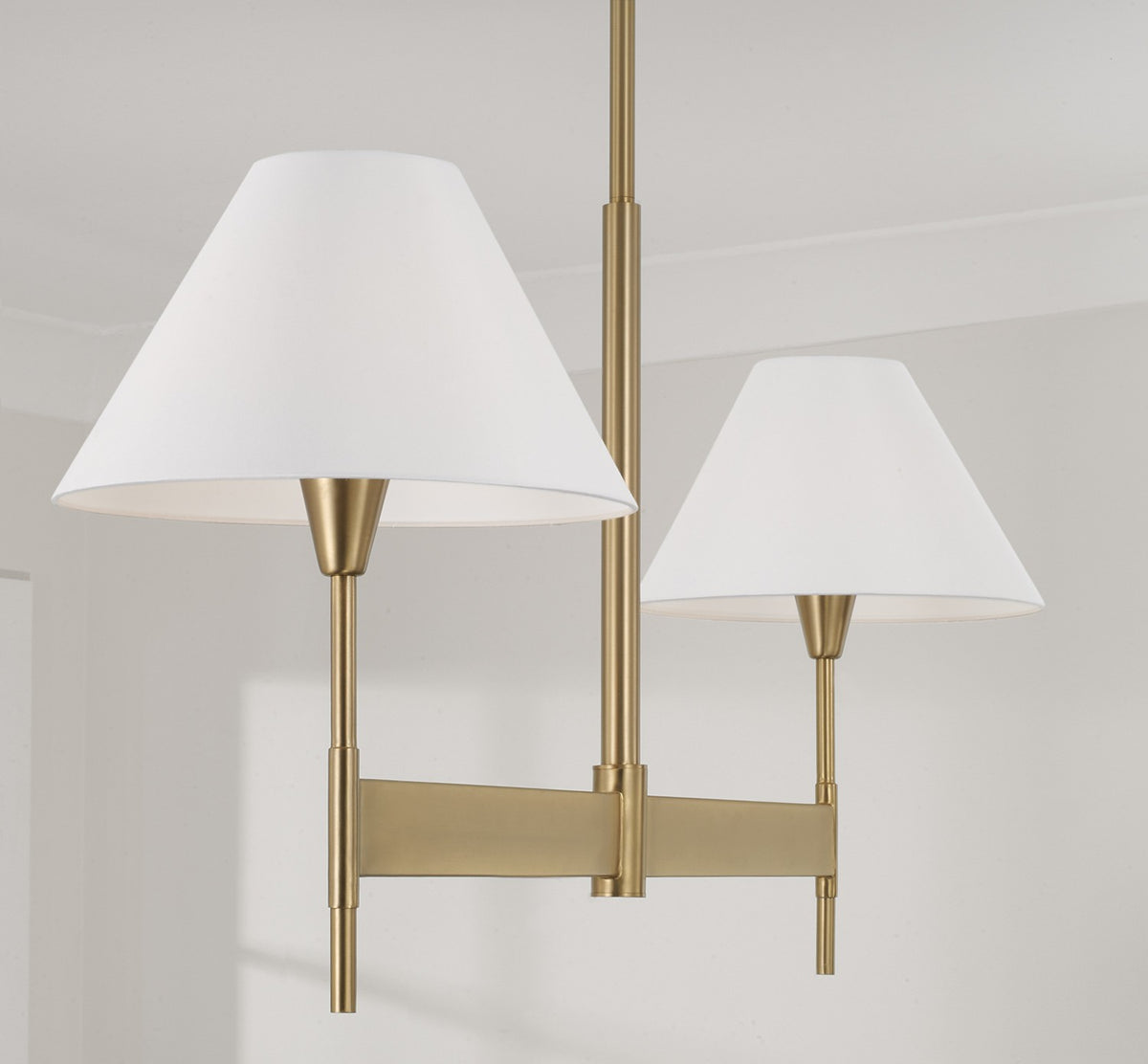 Capital Lighting - 860821AD-719 - Two Light Island Pendant - Leland - Aged Brass