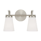Éclairage Capital Lighting - 161021BN-660 - Applique murale deux lumières - Drake - Nickel brossé
