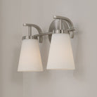 Éclairage Capital Lighting - 161021BN-660 - Applique murale deux lumières - Drake - Nickel brossé