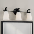 Éclairage Capital Lighting - 161031MB-660 - Applique murale à trois lumières - Drake - Noir mat