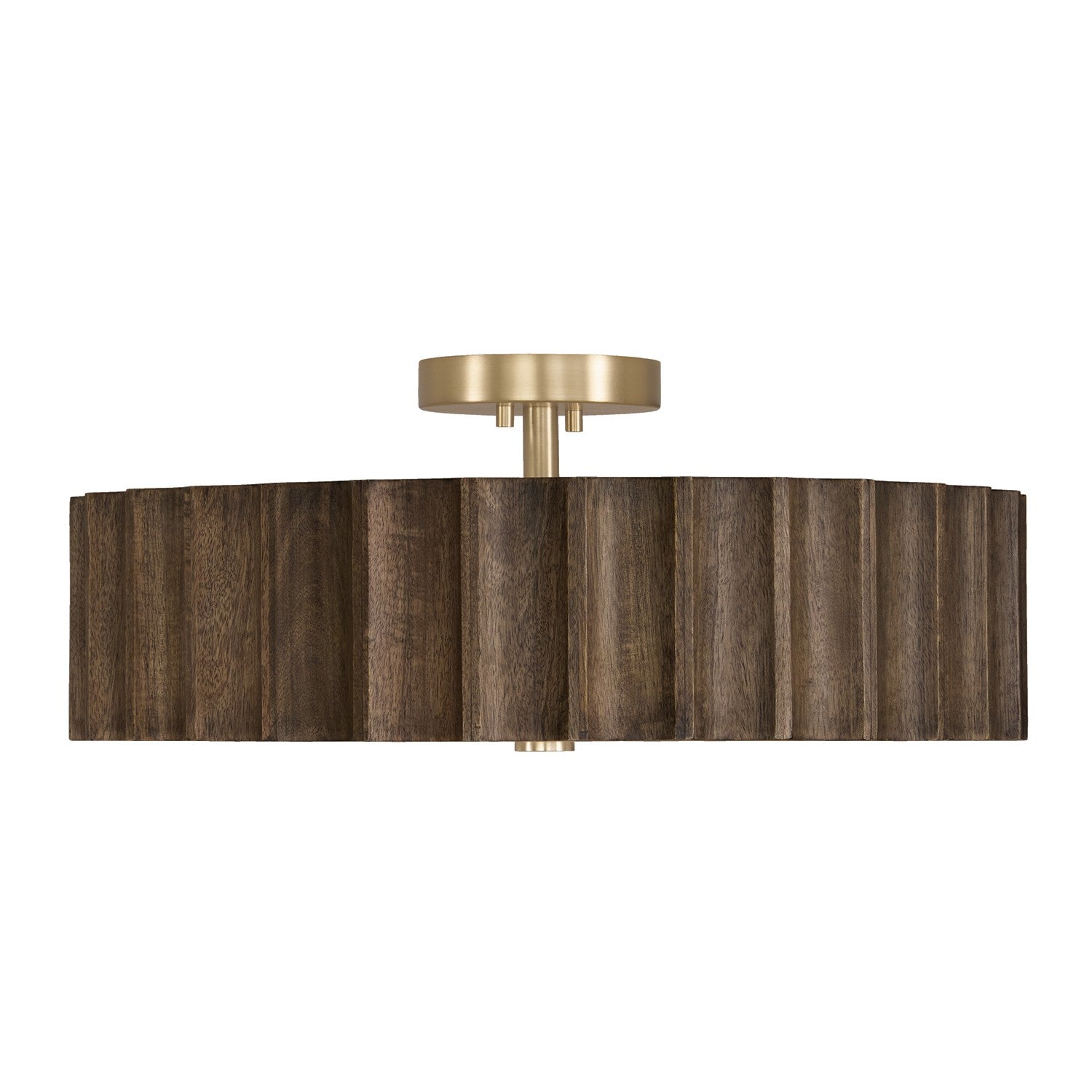 Éclairage Capital - 257641MA - Semi-remorque à quatre lampes Plafonnier - Cody - Laiton mat