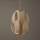 Éclairage Capital - 357511MA - Une lampe Suspension - Willa - Laiton mat