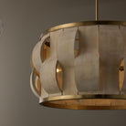 Éclairage Capital - 357541MA - Quatre lampes Suspension - Willa - Laiton mat