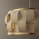 Éclairage Capital - 357561MA - Six lampes Suspension - Willa - Laiton mat