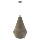 Éclairage Capital - 359712AGD - Une lampe Suspension - Morada - Gris égéen et laiton foncé