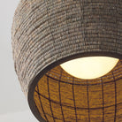 Éclairage Capital - 359713AGD - Une lampe Suspension - Morada - Gris égéen et laiton foncé