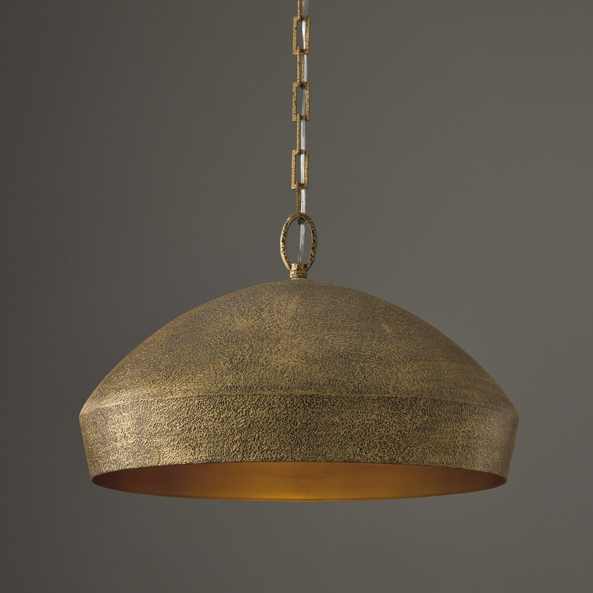 Éclairage Capital - 359812ARG - Une lampe Suspension - Savari - Artisan Gold