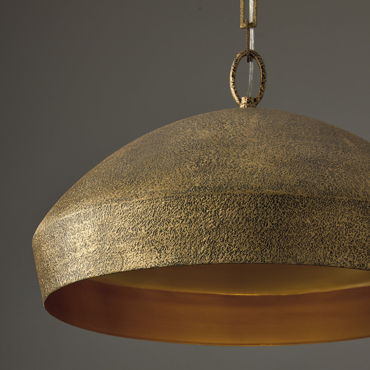 Éclairage Capital - 359812ARG - Une lampe Suspension - Savari - Artisan Gold