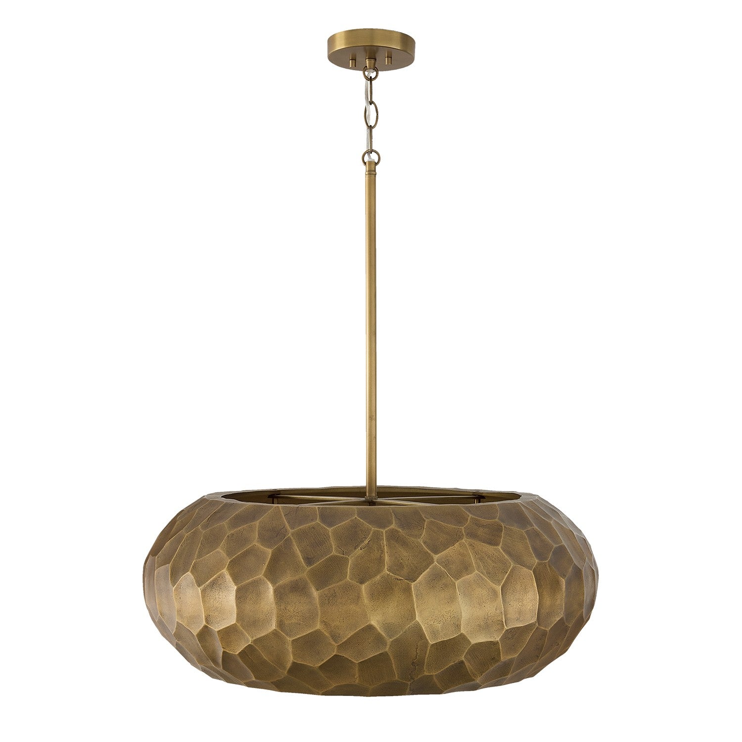 Capital Lighting - 360241BPB - Four Light Pendant - Dorian - Burnished Patinaed Brass