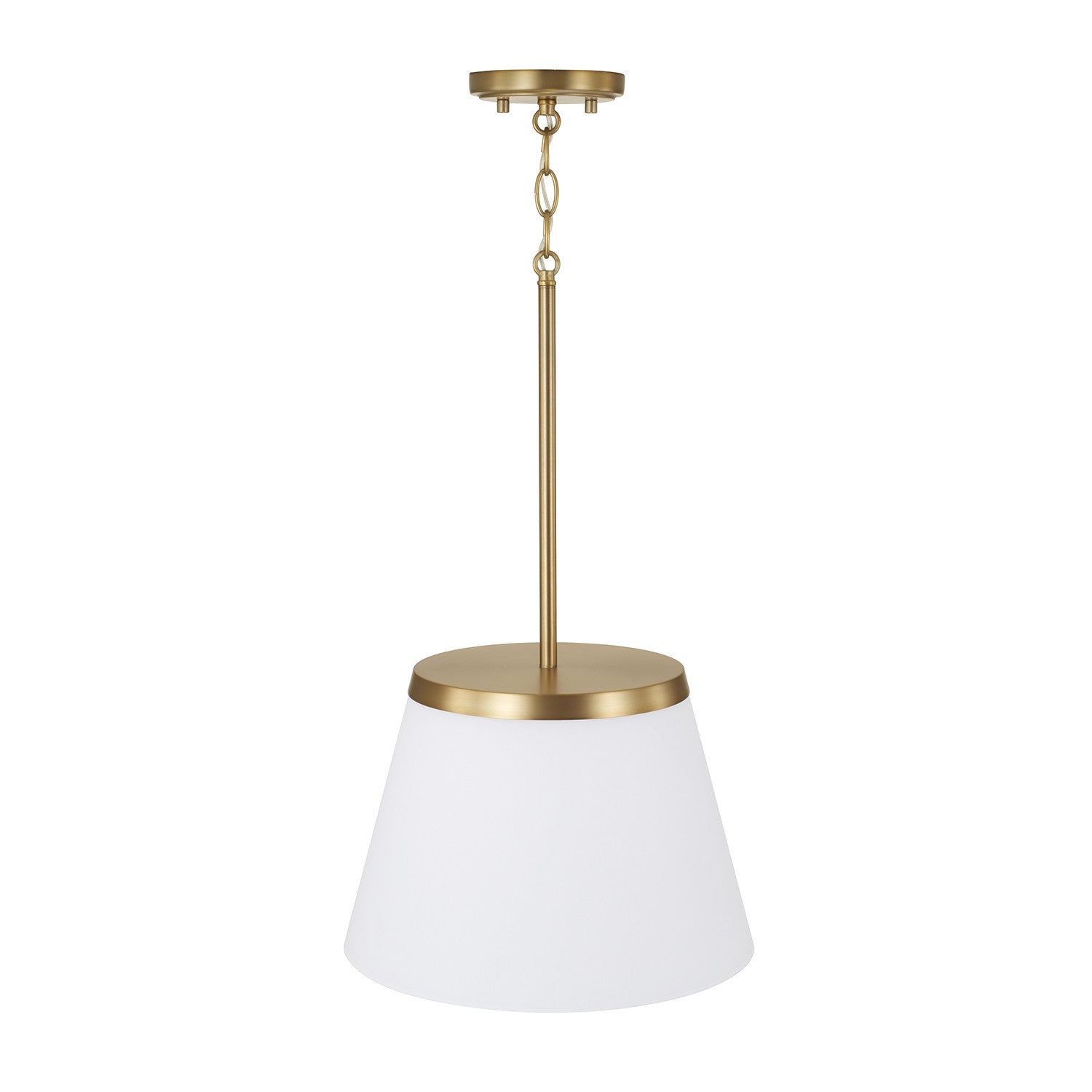 Éclairage Capital - 361011AD - Une lampe Suspension - Drake - Laiton vieilli