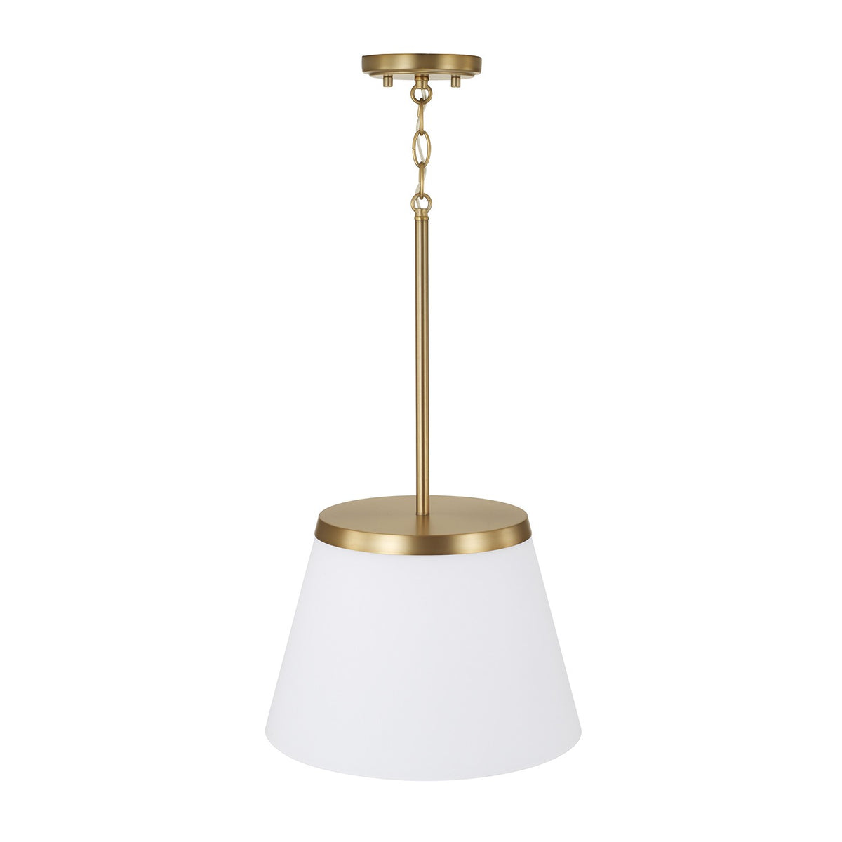Capital Lighting - 361011AD - One Light Pendant - Drake - Aged Brass